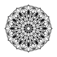 Mandalas for coloring book. Decorative round ornaments.