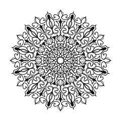 Mandalas for coloring book. Decorative round ornaments.