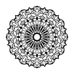 Mandalas for coloring book. Decorative round ornaments.