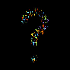 Question marks Quiz, doubt poll query public poll.