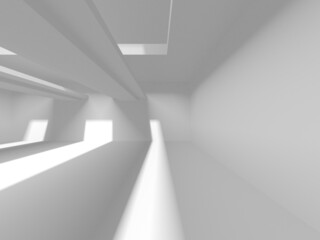 Obraz premium Abstract White Architecture Design Concept