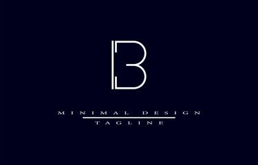 BB MINIMALIST LOGO MONOGRAM VECTOR ART ILLUSTRATION