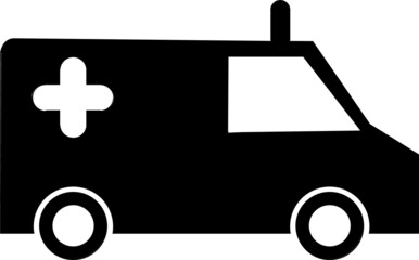 Ambulance icon on white background..eps