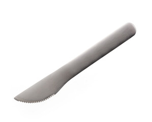 A knife for soft cheese and butter isolated on a white background