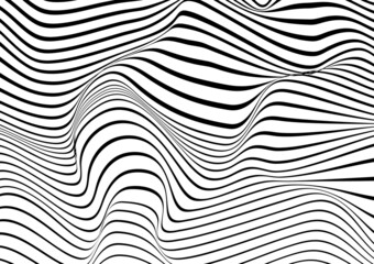 Art abstract background wave design black and white. Zebra background.