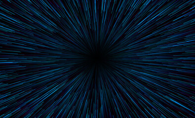 big data technology zoom. Space Blast abstract background