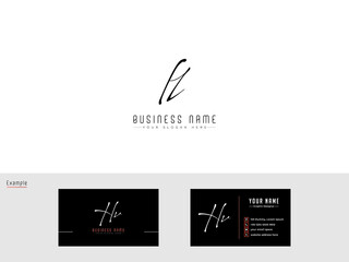 initial Signature IL logo, Stylish il Letter Type Logo and business card Design For Business - obrazy, fototapety, plakaty