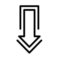 arrow down icon 