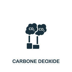 Carbone Deoxide icon. Monochrome simple icon for templates, web design and infographics