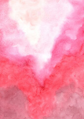 Obraz premium Abstract pink and red watercolor background for decoration on Valentine's day and horrible concept