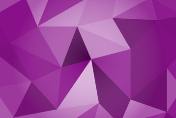 Abstract geometric low poly style vector illustration graphic background. Violet random color Abstract triangle vector. 