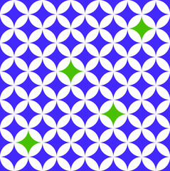 Fototapeta premium Geometric Circle Islamic Moroccan Tile Pattern Abstract Seamless Design Vector Artwork Trendy Bright Colors Minimal Concept