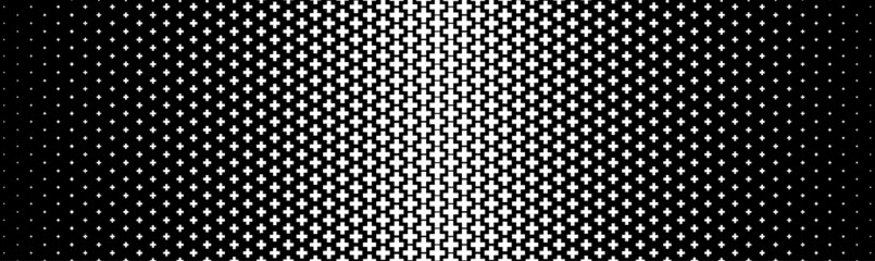 Black and white abstract halftone texture