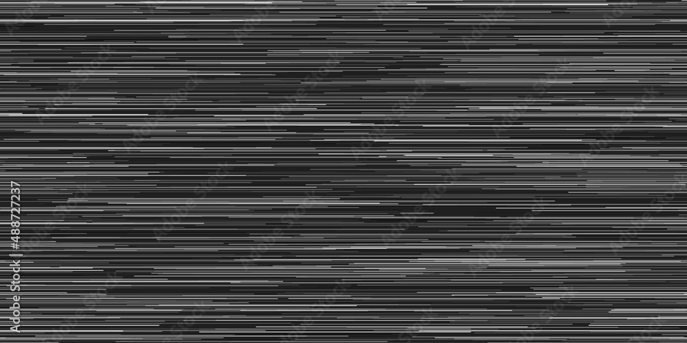 Poster dark black and white horizontally striped surface - digitally generated abstract background in edita
