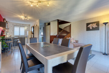 modern dining room