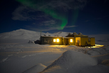 Polarstation auf Spitzbergen