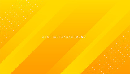 Orange and yellow gradient background with dynamic abstract shapes. Eps10 vector.