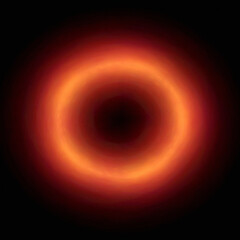 Bright abstract background with leaks. Lighting tunnel. Magic portal. Vivid sphere lens