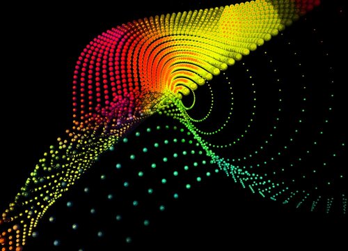 Quantum computing, conceptual illustration