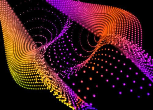 Quantum computing, conceptual illustration