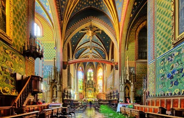 Photo sur Plexiglas Cracovie Church of St. Francis of Assisi