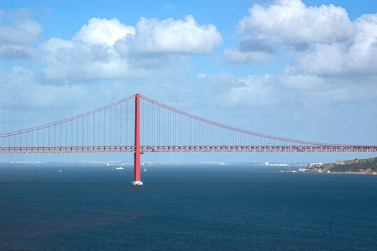 golden gate bridge in Lisbon, Portugal. High quality photo