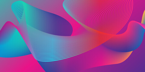 abstract background modern gradient wave shape vector illustration