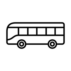 Bus Icon Logo Design Vector Template Illustration