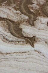 texture of the sand