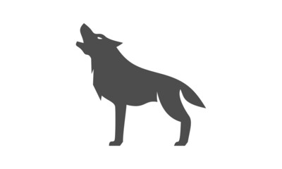 wolf animal vector logo