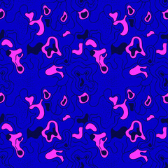 Seamless abstract artwor with unusual wave pattern