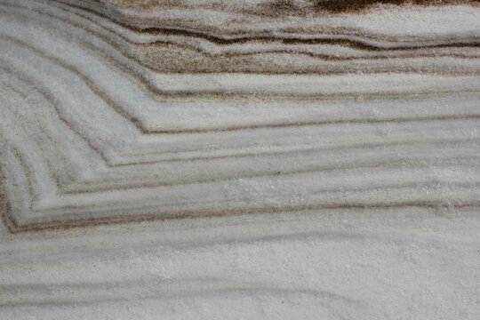 texture of the sand and snow