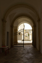 Fototapeta na wymiar Sternatia, Lecce province, Apulia: abbey in Baroque style