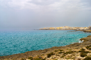 Fototapeta premium Coast of Salento at Gallipoli, Apulia, Italy