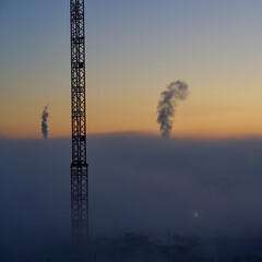 misty morning