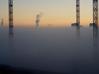misty morning