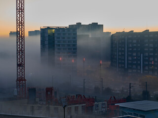 misty morning