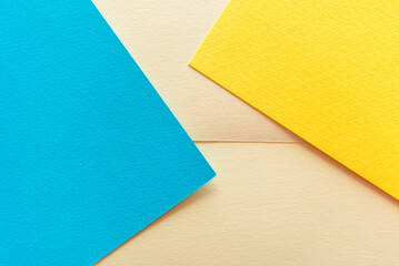 Abstract paper - colorful background, creative design from paper wallpaper. Bright saturated geometry.