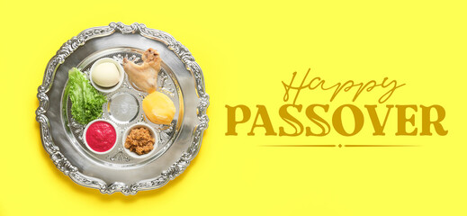 Greeting card for celebration of Passover