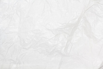 white crumpled paper texture background. White cloth texture crease the fabric