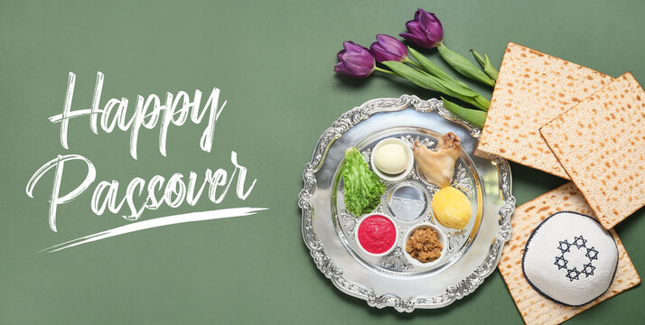 Greeting card for Passover celebration