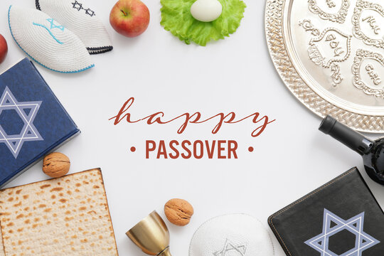 Beautiful greeting card for Happy Passover
