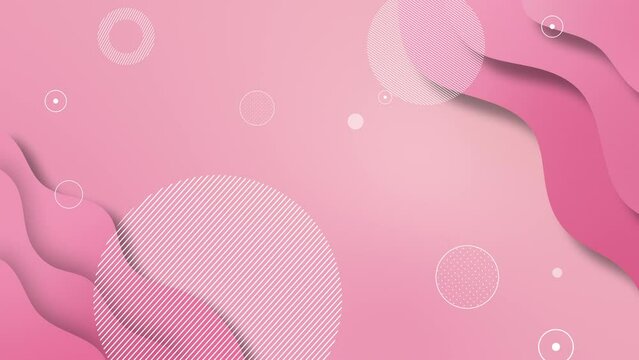 Loops a beautiful pink gradient. Abstract motion graphics background