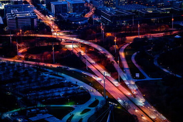 Fototapeta premium München in der Dämmerung