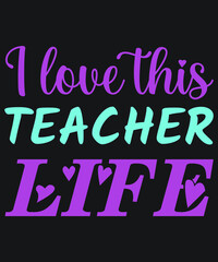 Teacher T-shirt Design Vector For Graphic
