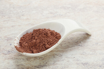 Natural organic cocoa powder for culinary