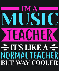 Teacher T-shirt Design Vector For Graphic