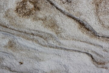 texture of sand and snow