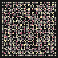 Fototapeta premium Offset Quads generative art background art illustration