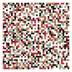 Offset Quads generative art background art illustration